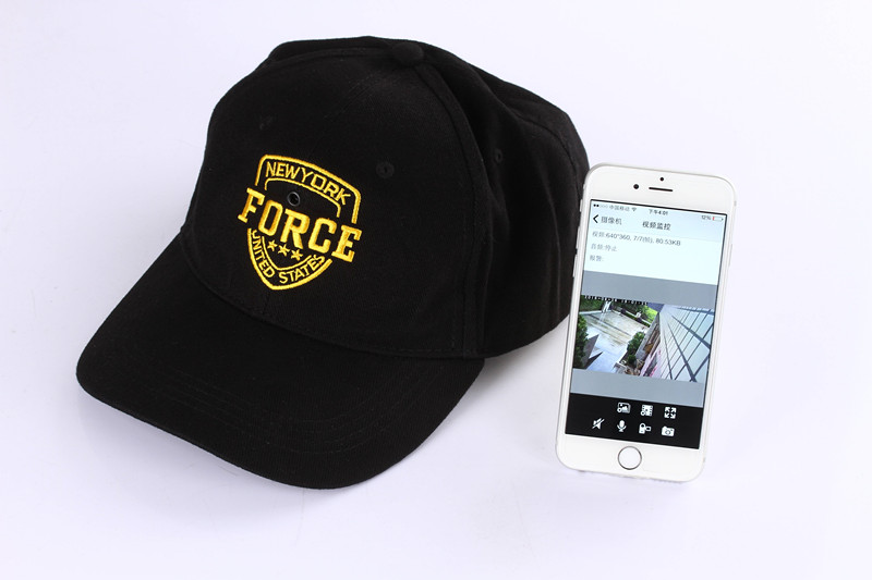 Wearable Spy Camera wifi in Baseball Cap Camera Fashionable Hat Camera